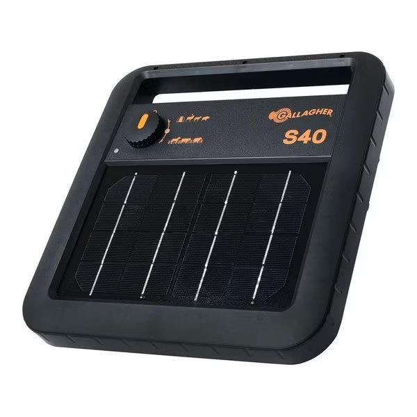 S40 Solr Energizer 25Mi, Gallagher, Mfr#: G345404